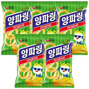 농심 양파링 80g x 5개