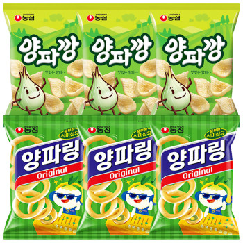 농심 양파깡 3개+양파링 3개