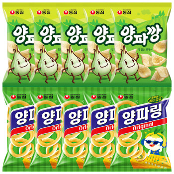 농심 양파깡 5개+양파링 5개