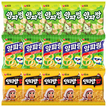 농심 양파깡 5개+양파링 5개+인디안밥 5개