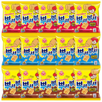 뿌셔뿌셔 떡복이맛 5개+바베큐맛 5개+불고기맛 5개