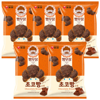 농심 빵부장 초코빵 55g 5개