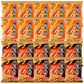 농심(새우깡 90g 10개+매운새우깡 90g 10개)