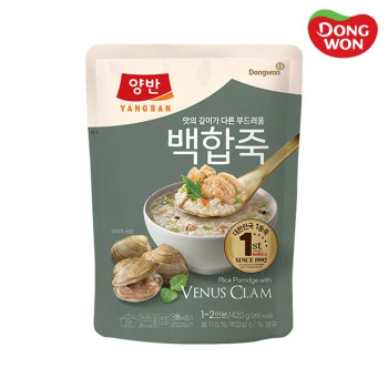 [동원] 양반 백합죽 420g (파우치) x 6개