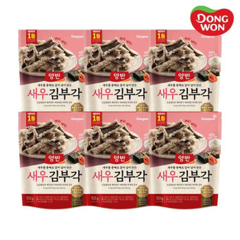 [동원] 양반 새우 김부각 50g x 6봉
