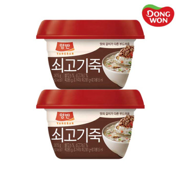 [동원] 양반 쇠고기죽 287.5g x 12개