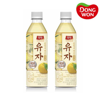 [동원] 양반 유자 제로 500ml x 12병