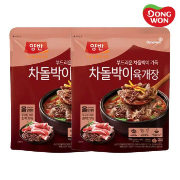 [동원] 양반 차돌박이 육개장 700g x 2봉