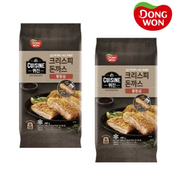[동원] 퀴진 크리스피 돈까스(통등심) 480g x 3개