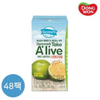 [동원] 테이크 얼라이브 스위티자몽 120mL X 48개
