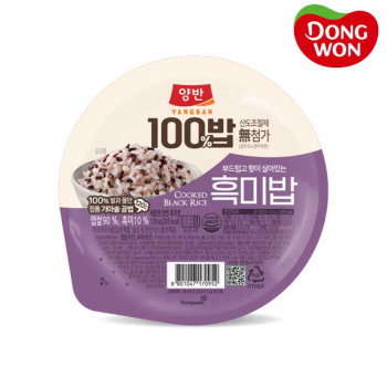 [동원] 양반100밥 흑미밥 130g x 24개 [리뉴얼]