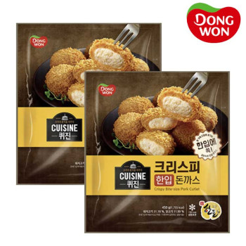 [동원] 퀴진 크리스피 한입돈까스 450g x 3개