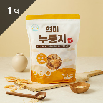 [매홍] 국내산 100% 쌀눈이 살아있는 현미누룽지 700g 