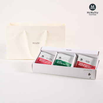 [맥널티] 핸드드립 원두커피 3종세트(15개입) - 전용쇼핑백 증정