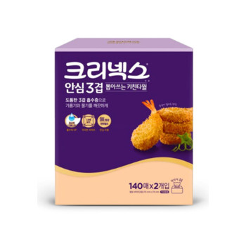 [크리넥스] 크리넥스 뽑아쓰는 키친타올 140매 2입 (1팩,2팩,4팩,6팩,12팩 선택 구성)