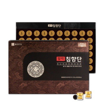 [2026년  1+1 설명절 특선] 종근당건강 활력 침향단 3.75g x 60환 -설 추석 명절 감사 선물세트