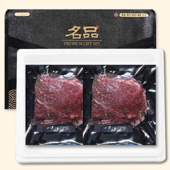 [주니푸드]호주산 MB 6,7등급 와규 소고기 목심(목살) 구이 샤브샤브 300g + 300g 선물세트_면세 (부직포 포장)