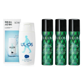 [ULOS] 우르오스 스킨 워시 300ml 1개/페이셜워시100ml 2개