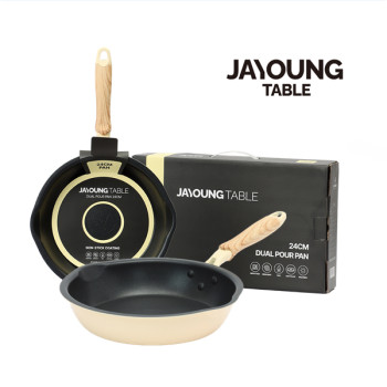 [JAYOUNG TABLE] 듀얼포어 인덕션 프라이팬 24cm(베이지)