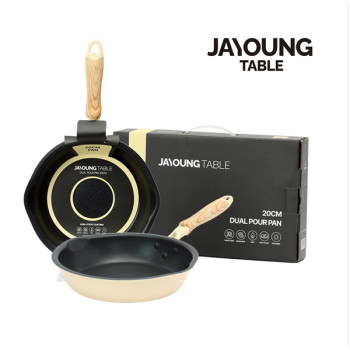 [JAYOUNG TABLE] 듀얼포어 인덕션 프라이팬 20cm(베이지)