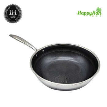 [해피한] 통3중 스텐 궁중팬 28cm