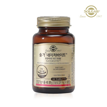 [솔가] 네이처바이트 종합비타민 위드 미네랄 30정 (1,612.57mgx30정)