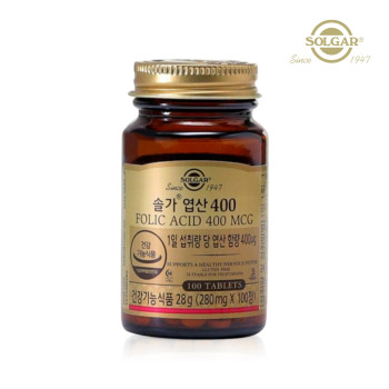 [솔가] 엽산400 100정 (280mgx100정)