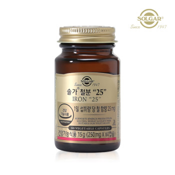 [솔가] 철분제25 60캡슐 (250mgx60캡슐)