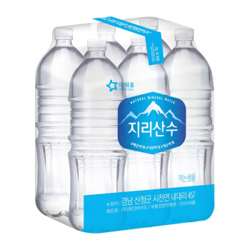 [아워홈] 지리산수 블루 무라벨 2Lx18개