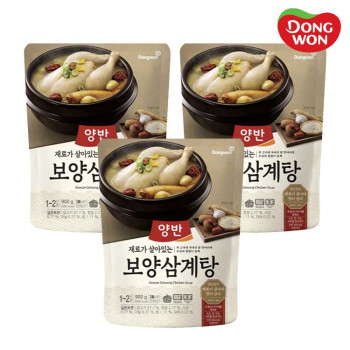 [양반] 보양 삼계탕 900g x 3봉