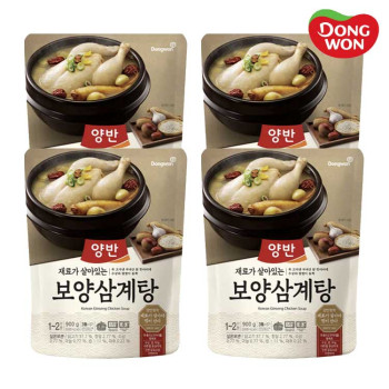 [양반] 보양 삼계탕 900g x 4봉