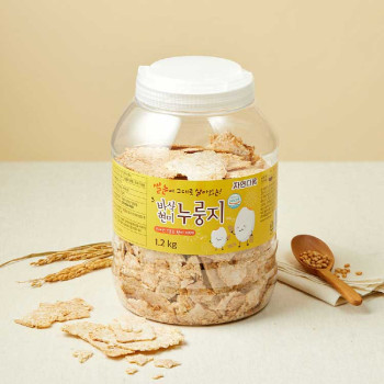 [자연다움] 쌀눈이 그대로 살아있는 바삭 현미 누룽지 1.2kg X 1개