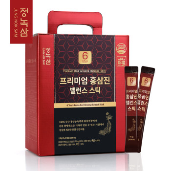 [정녹삼] 프리미엄 홍삼진 밸런스 스틱 15g X 100포 (대용량)