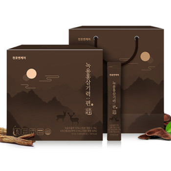 [천호엔케어] 녹용홍삼기력편 10ml*60포