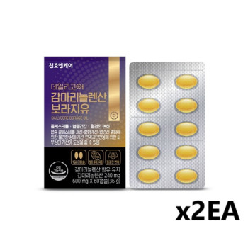 [천호엔케어] 데일리코어 감마리놀렌산 보라지유 600mg * 60캡슐 * 2ea(2개월분)