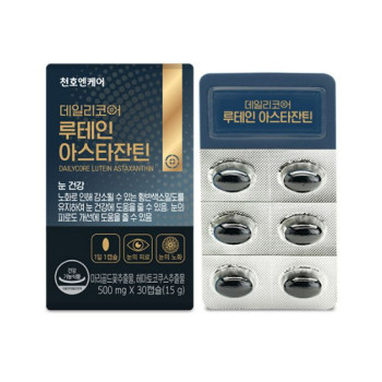 [천호엔케어] 데일리코어 루테인 아스타잔틴 500mg * 30캡슐