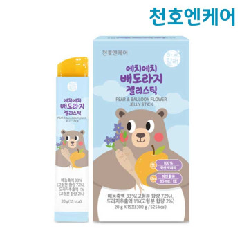 [천호엔케어] 에치에치 배도라지젤리스틱 20g * 15포