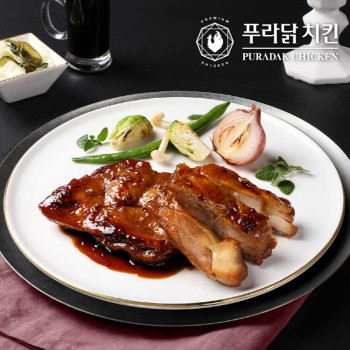 [푸라닭] 닭다리살 스테이크 블랙알리오 130g 3팩