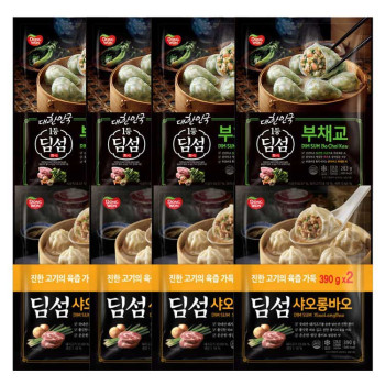 [동원] 딤섬 부채교 283g x 4봉 + 샤오롱바오 390g x 4봉