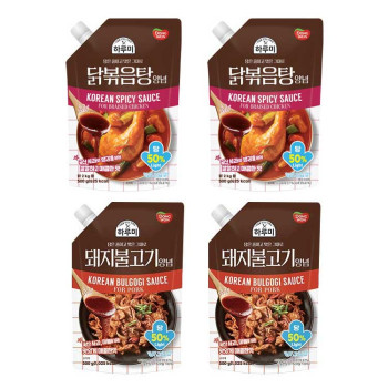 [동원] 하루미 돼지불고기양념 500g 2봉 + 닭볶음탕양념 500g 2봉