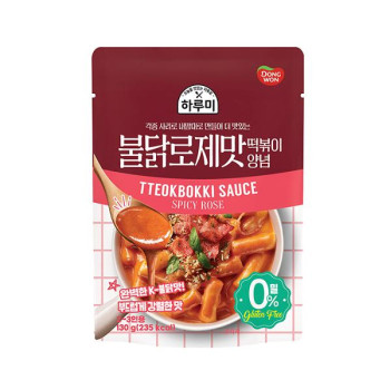 [동원] 하루미 불닭로제맛 떡볶이양념 130g x 10봉
