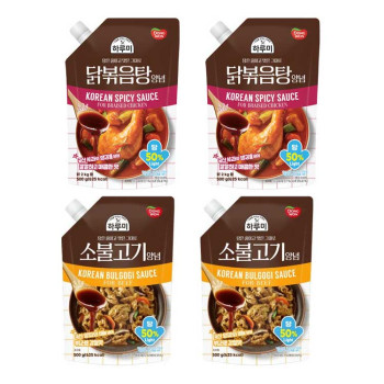 [동원] 하루미 소불고기양념 500g 2봉 + 닭볶음탕양념 500g 2봉