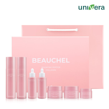 유니베라 뷰첼바운싱펩타이드콜라겐 7종세트(쇼핑백포함)