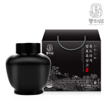 동의삼 구증구포 흑도라지 발효흑삼고500g x 1단지