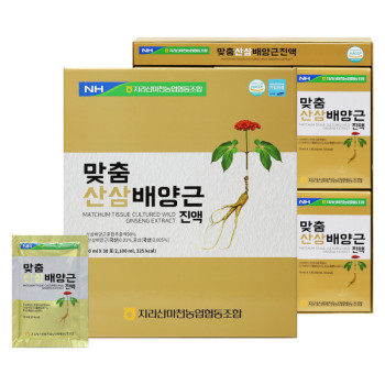 [지리산마천농협]  맞춤산삼배양근진액  70ml x 30포 (쇼핑백포함)