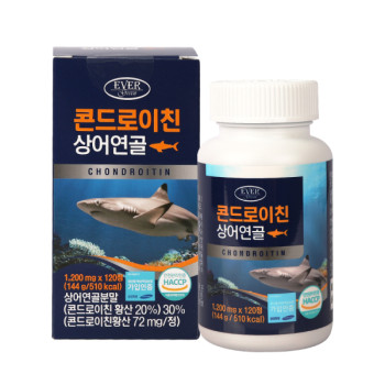 에버그린 콘드로이친 상어연골 1200mg x 120정 (2개월분)
