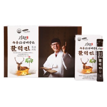 김오곤 녹용산삼배양근 활력진 골드스틱 15g x 30포