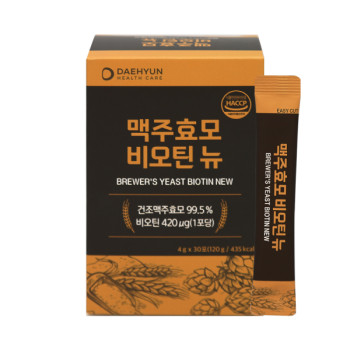 [대현헬스케어] 맥주효모 비오틴 뉴 4g x 30포