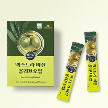 [웰러스] 엑스트라 버진 유기농 올리브오일  10g x 30포