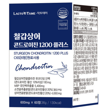 [락토테미] 철갑상어 콘드로이친1200 플러스 600mg 60정